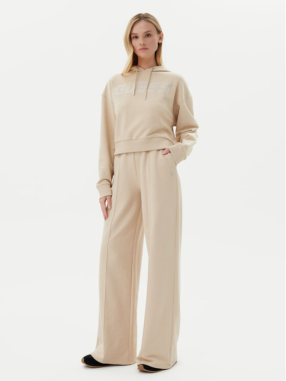 Guess Guess Pantaloni da tuta V5GB07 KCRP0 Beige Regular Fit