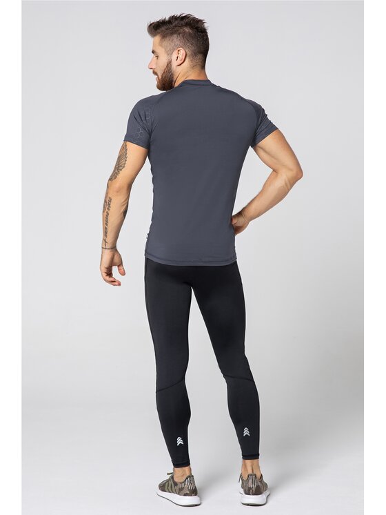 ROUGH RADICAL ROUGH RADICAL Koszulka techniczna STONE Szary Slim Fit