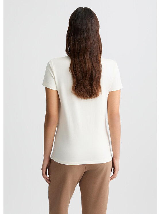 Liu Jo Liu Jo T-Shirt TA5173JS003M9161 Biały Regular Fit