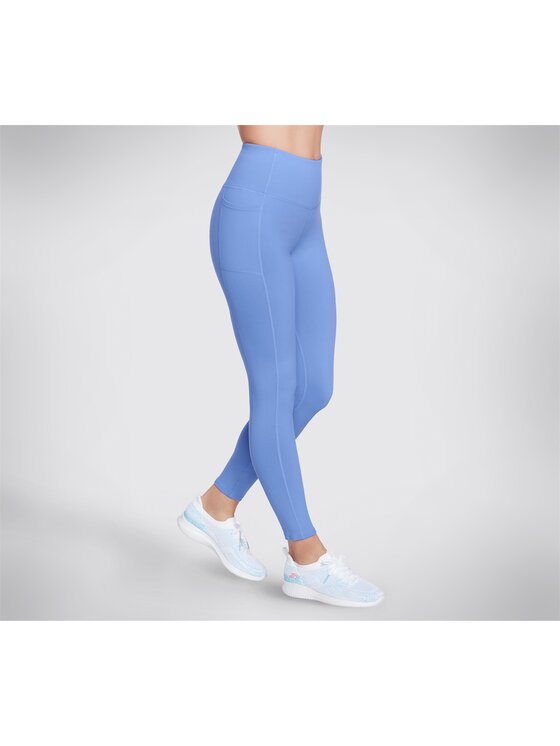 Skechers Skechers Legginsy W03LG30B-PERI Niebieski Regular Fit