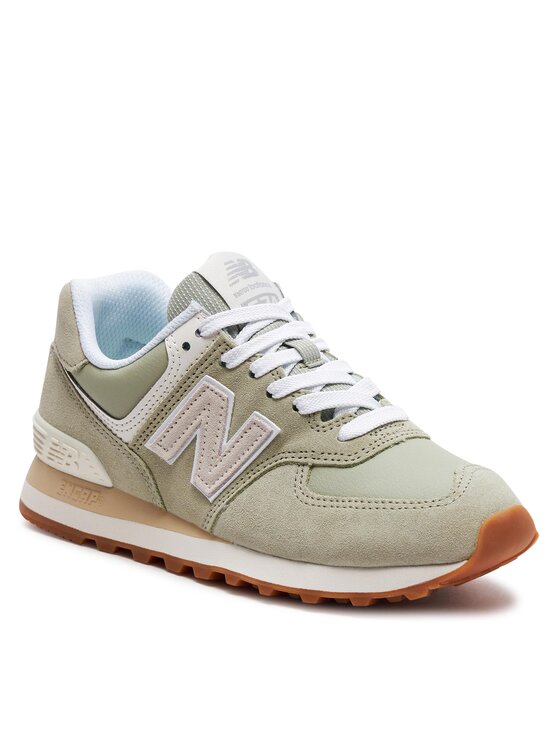 New Balance Sneakersy WL574QD2 Zielony Modivo.pl