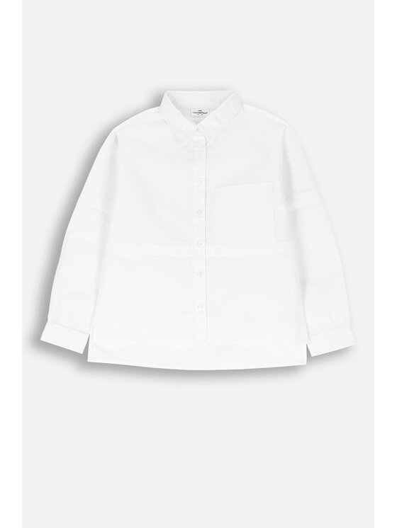 Coccodrillo Coccodrillo Koszula ZC4140104CGJ-001 Biały Regular Fit