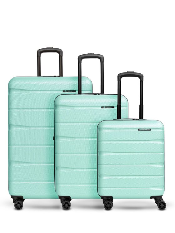 Franky Franky Komplet walizek 301058 Zielony