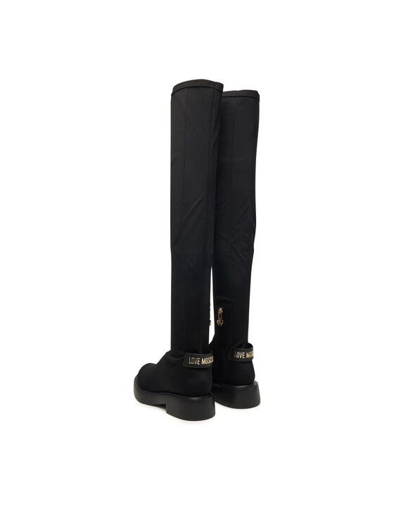 LOVE MOSCHINO LOVE MOSCHINO Mušketýrky JA26114G1PIM400A Černá