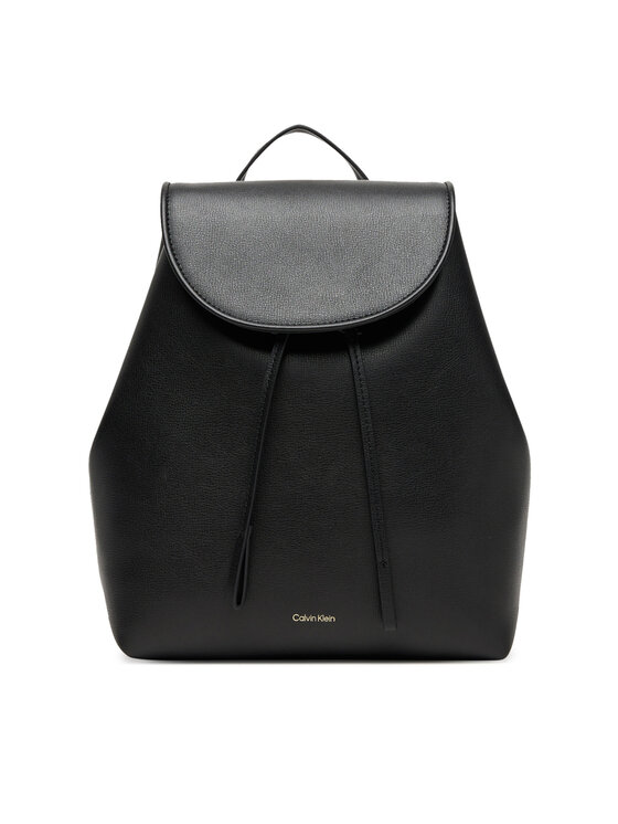 Calvin Klein Plecak Foil Logo Flap Backpack LV04F3297G Czarny