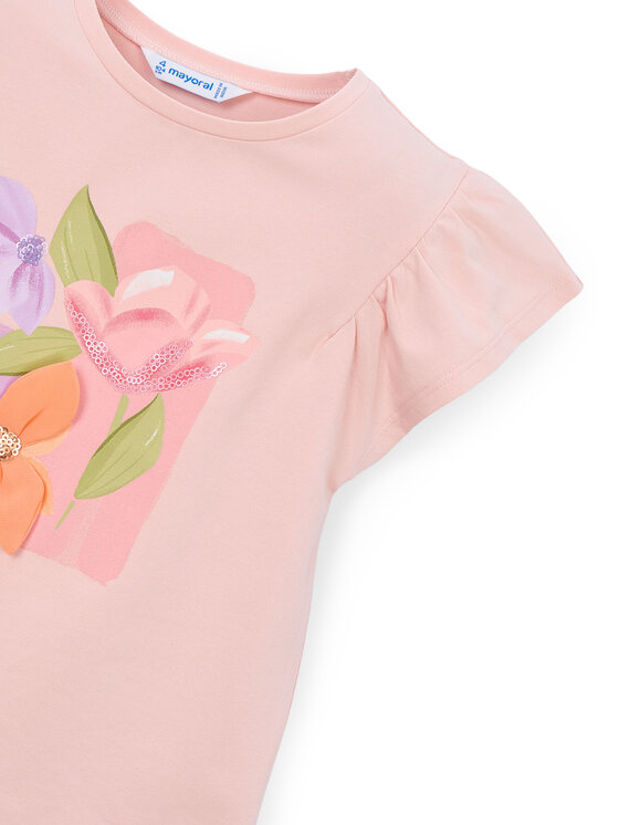 Mayoral Mayoral Top 3007 Orange Regular Fit