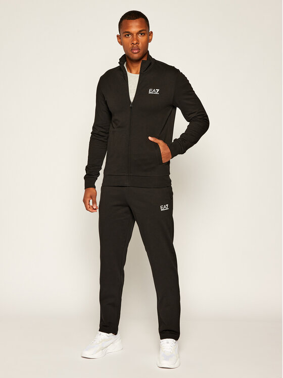 EA7 Emporio Armani Спортивний костюм 8NPV52 PJ05Z 1200 Чорний Regular Fit •  Modivo.ua