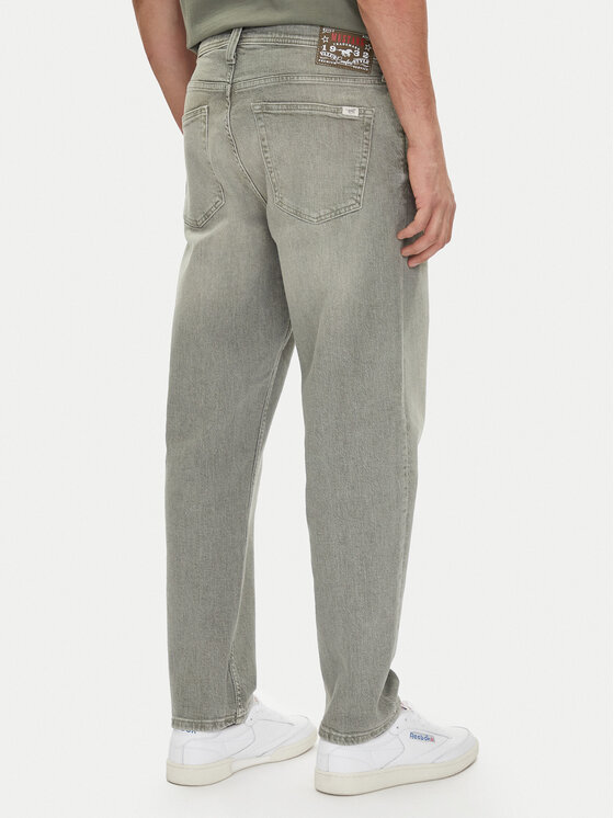 Mustang Mustang Дънки Denver 1016328 Сив Tapered Fit