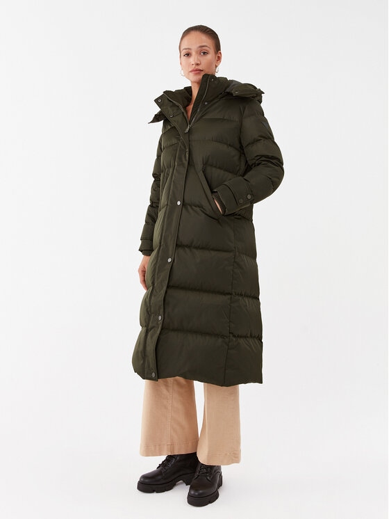 Guess Guess Vatovaná bunda W3BL41 WFSW2 Khaki Regular Fit