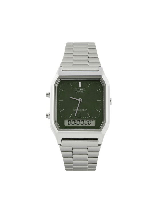 Casio Casio Uhr Vintage AQ-230A-3AMQYES Silberfarben