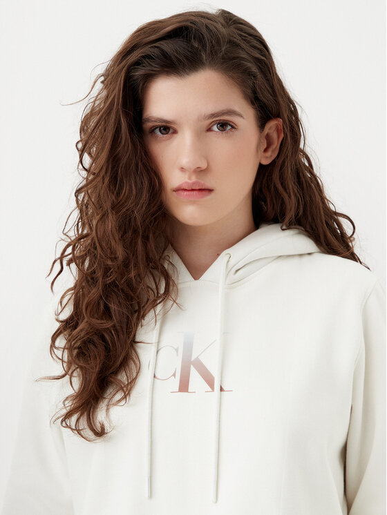 Calvin Klein Jeans Calvin Klein Jeans Світшот Gradient J20J224721 Білий Regular Fit