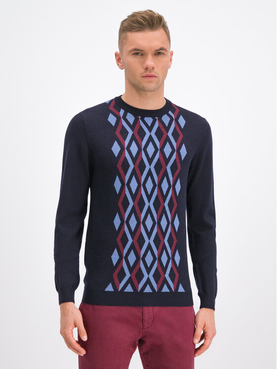 Maglione 1855-91 Blu scuro Regular Fit