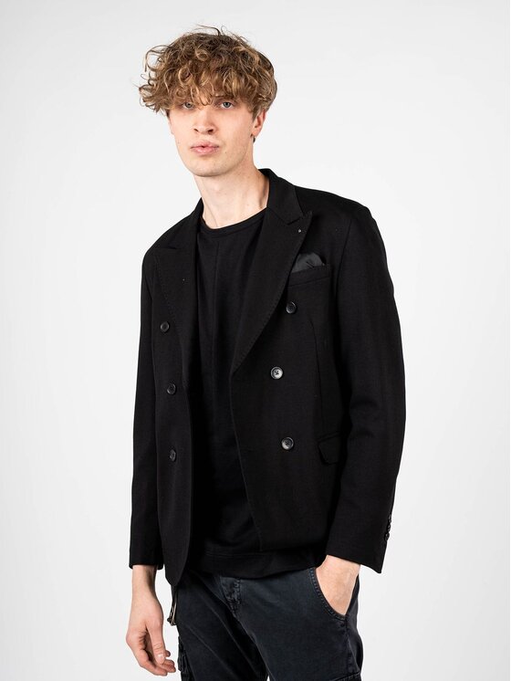 Xagon Xagon Marynarka A2102 1PF GA03 Czarny Slim Fit