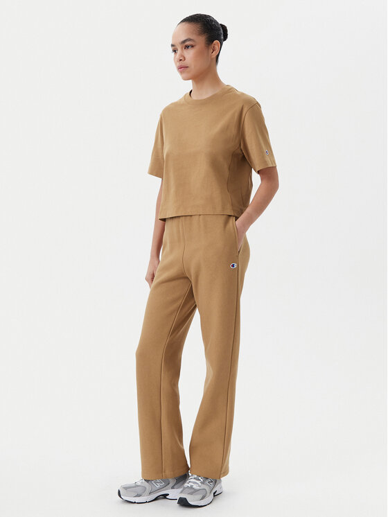 Champion Champion Spodnie dresowe 117983 Brązowy Slim Fit