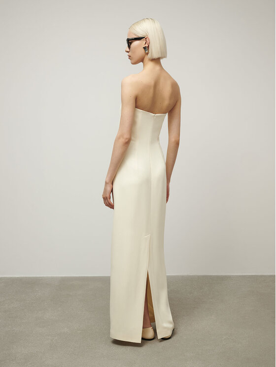 La Mania La Mania Vestito da giorno MUSE Bianco Classic Fit