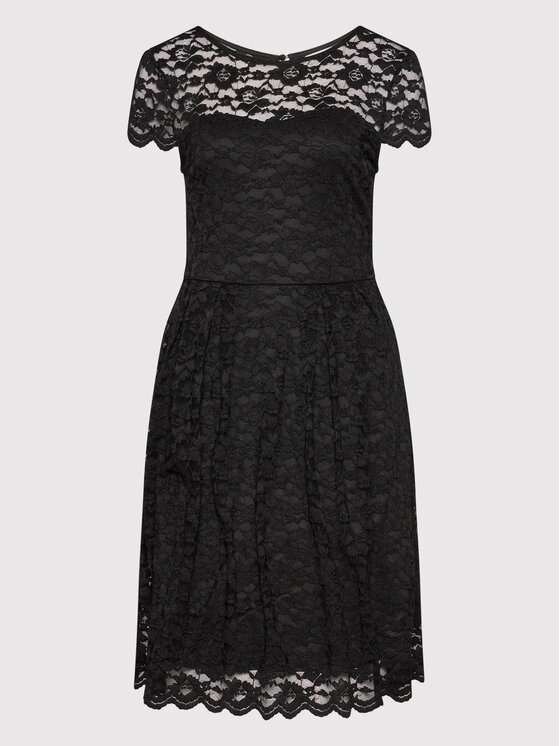 Vila Vila Coctailkleid Kalila 14067460 Schwarz Regular Fit