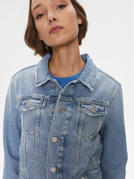 Tommy Jeans Tommy Jeans Jeansjacke Izzie DW0DW17214 Blau Slim Fit