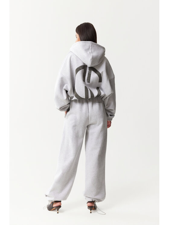 Magda Matyja Magda Matyja Spodnie dresowe ICON SWEATPANTS Szary Loose Fit