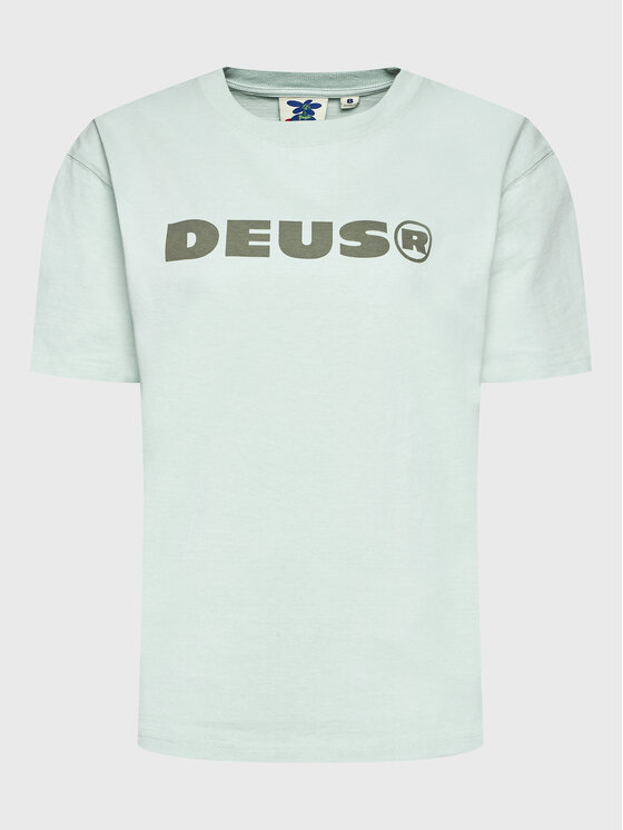 Deus Ex Machina Deus Ex Machina T-Shirt Power DLF221542B Zielony Oversize