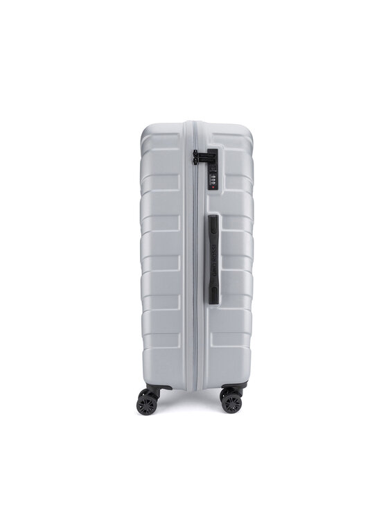 Gino Rossi Gino Rossi Didelis lagaminas GIN-L-003-05-SILVER Sidabrinė