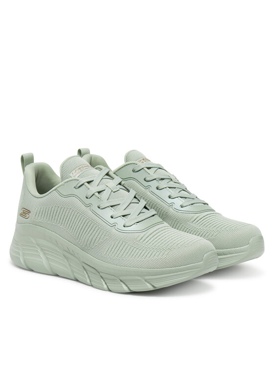 Skechers Skechers Sneakersy Bobs B Flex Hi-Flying Hi 117385/SAGE Zelená