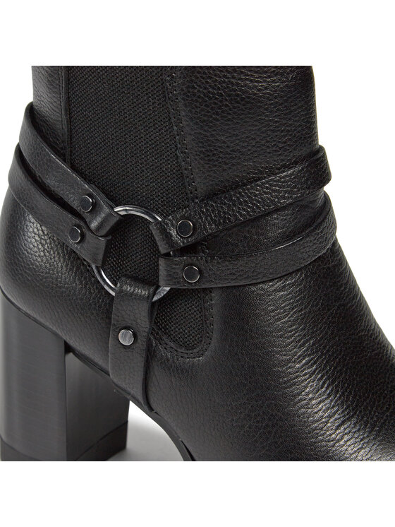 Tamaris Tamaris Kotníková obuv s elastickým prvkem 1-25046-41 Černá