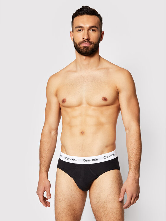 Calvin Klein Underwear Calvin Klein Underwear Sada 3 kusů slipů 0000U2661G Černá