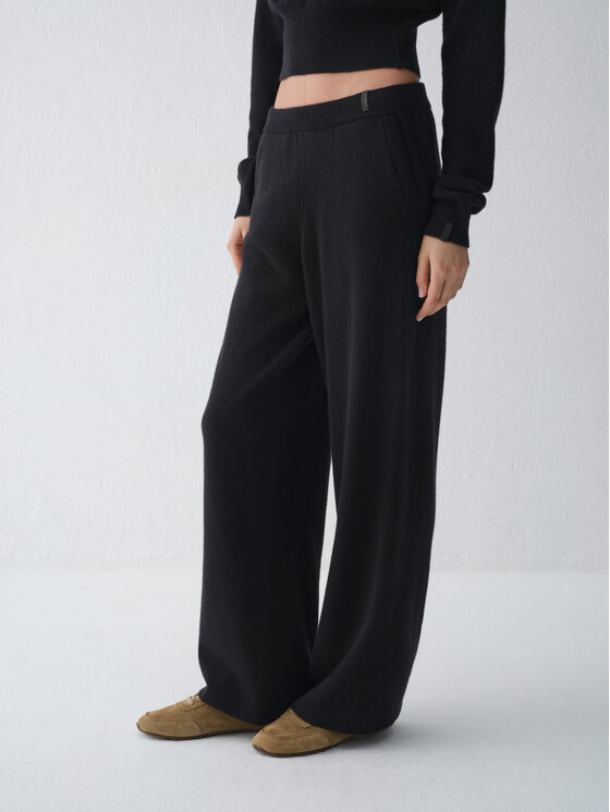 La Mania La Mania Pantaloni da tuta CLAUS Nero Basic Fit