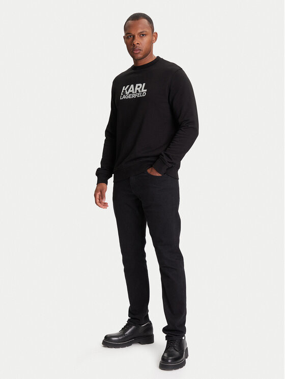 KARL LAGERFELD KARL LAGERFELD Bluza 705091 553917 Czarny Regular Fit