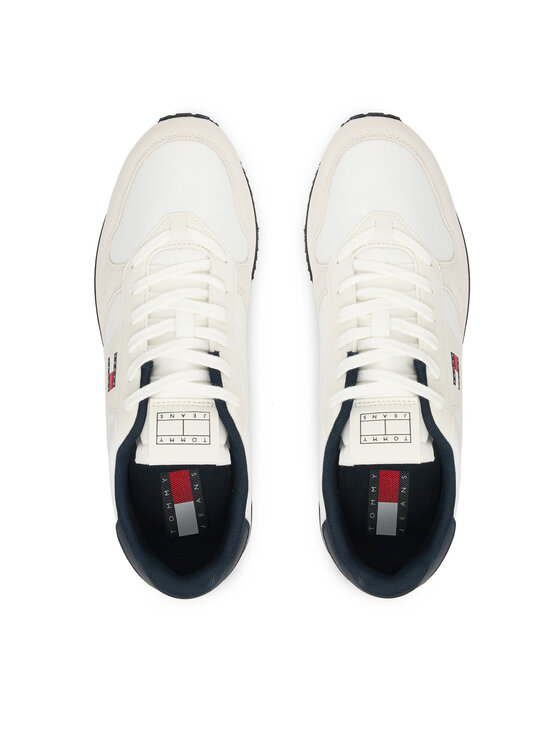 Tommy Jeans Tommy Jeans Sneakersy Tjm Eva Runner Leather EM0EM01649 Biały