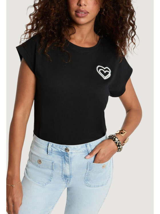 Morgan De Toi Morgan De Toi T-shirt 261-DIMOI Nero Casual Fit