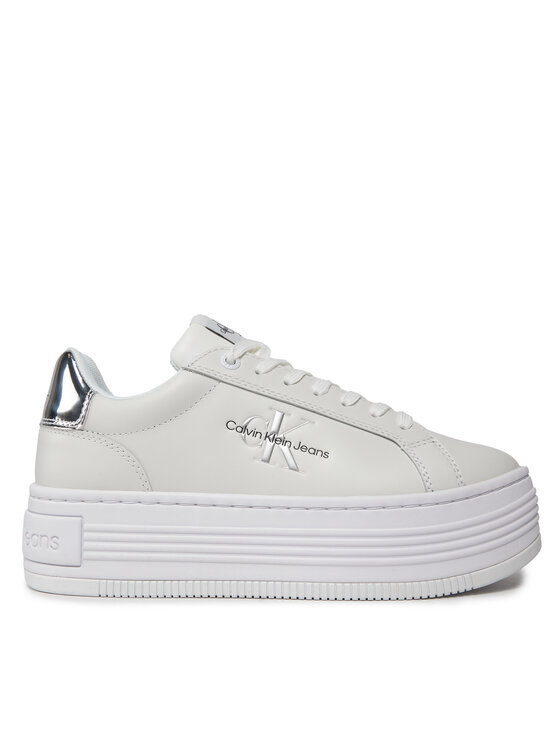 Sneakers Calvin Klein Jeans YW0YW01457 Bright White/Oyster Mushroom 01V