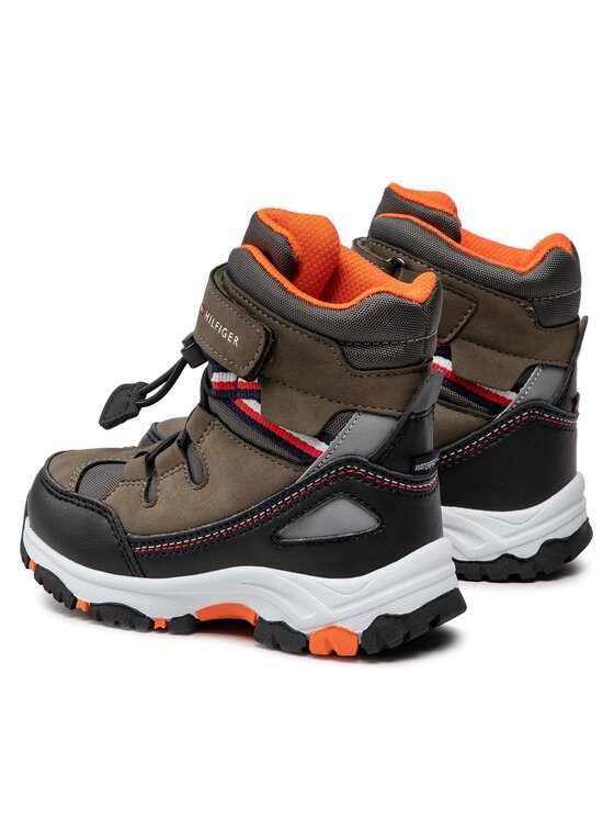 Tommy Hilfiger Tommy Hilfiger Μπότες Χιονιού Tech Bootie T3B5-32542-1487 M Πράσινο