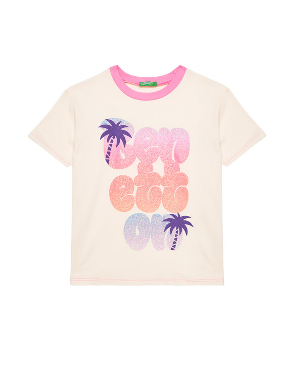 United Colors Of Benetton United Colors Of Benetton Piżama 30960P08O Różowy Regular Fit