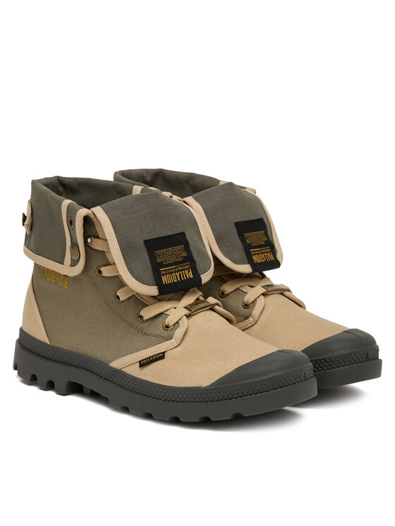 Palladium Palladium Schnürstiefeletten Baggy Hawkins Police 04623-308-M Grün