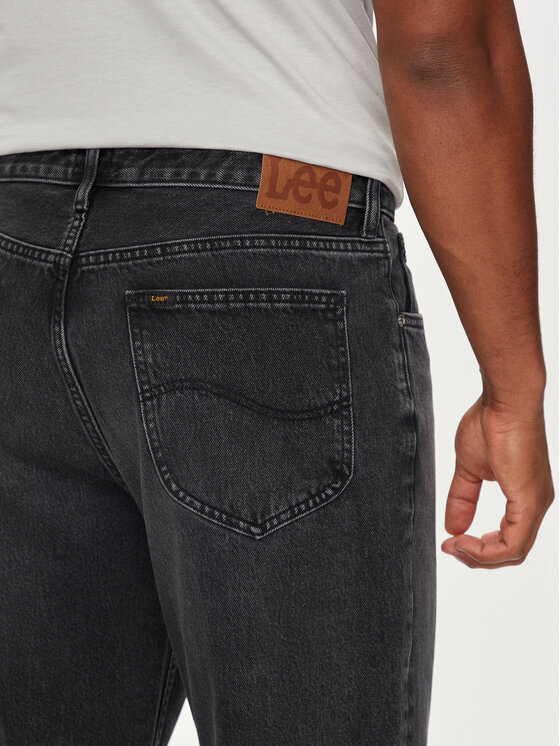 Lee Lee Jeansy Asher 112355835 Czarny Loose Fit