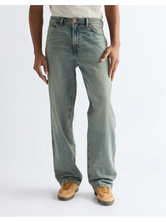 Wrangler Wrangler Jeansy LOOSE STRAIGHT Niebieski Loose Fit
