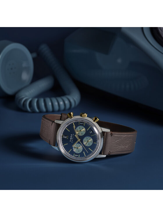 Timex Timex Ρολόι TW2W60400 Καφέ