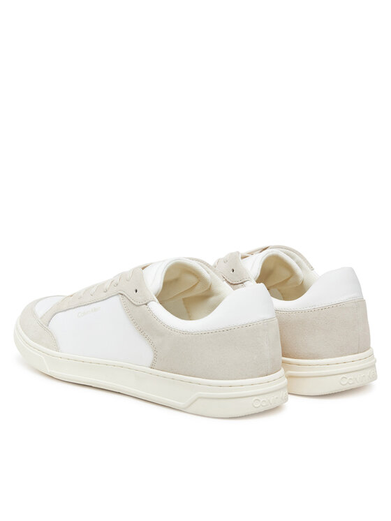 Calvin Klein Calvin Klein Sneakersy Low Top Lace Up Mix HM0HM01802 Biela