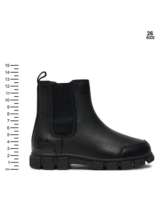 Black chelsea boots mens clarks deals