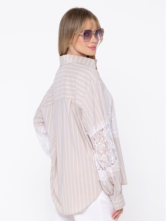 LIDIA KALITA LIDIA KALITA Koszula Dorothy Biały Loose Fit