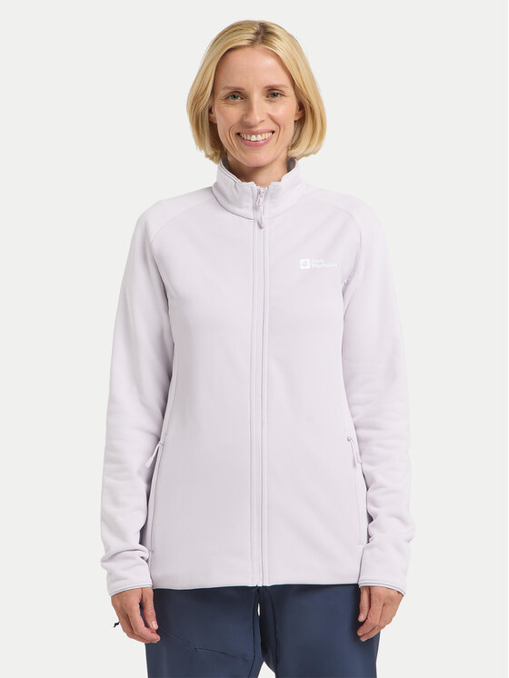 Damski Polar Jack Wolfskin, Rozmiar L, Fioletowy, Baiselberg 1711401