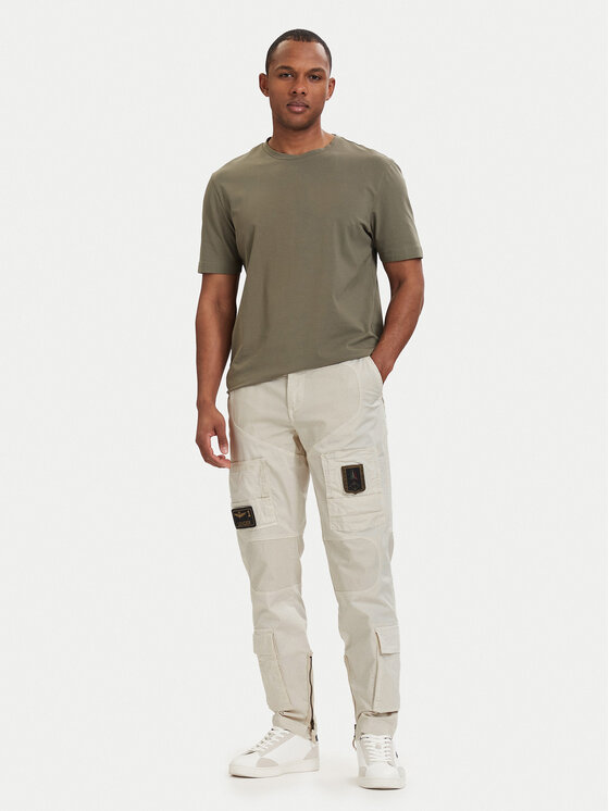 Aeronautica Militare Aeronautica Militare Карго панталони Iconic Anti-G 261PA1387UCT01493 Бежов Regular Fit