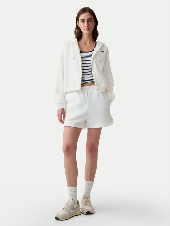 Gap Gap Felpa 883566-09 Bianco Regular Fit
