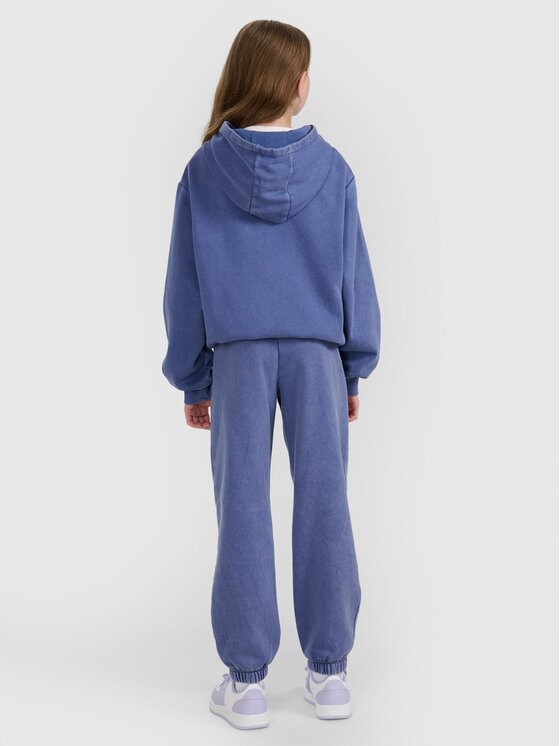4F 4F Spodnie dresowe 4FJRAW25TTROF1473-33S Niebieski Jogger Fit