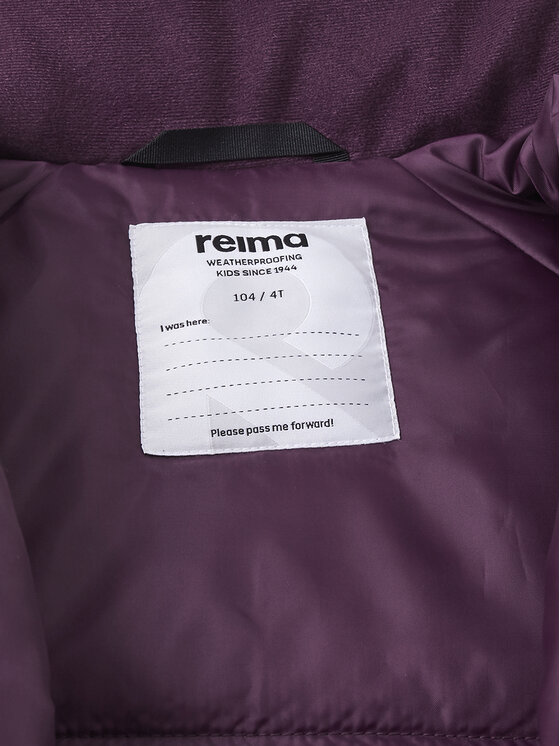 Reima Reima Βρεφικό φορμάκι εξόδου Kurikka 5100131B Μωβ Regular Fit