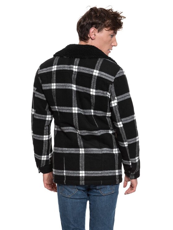 Wrangler Wrangler Kurtka zimowa WRANGE COAT Czarny Regular Fit