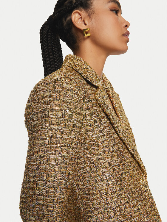 Silvian Heach Silvian Heach Giacca da abito Zinsky GPA24197GC Oro Regular Fit