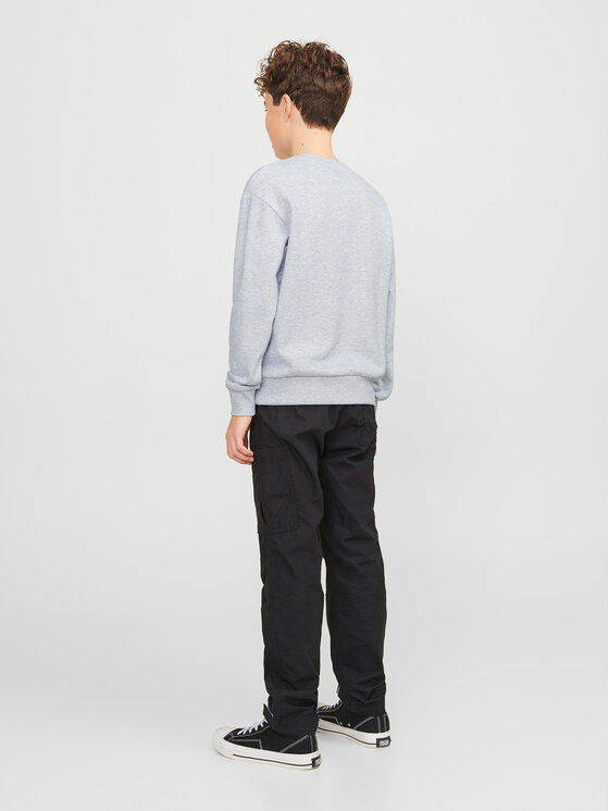 Jack&Jones Junior Jack&Jones Junior Džemperis ar kapuci Josh 12249347 Balts Regular Fit