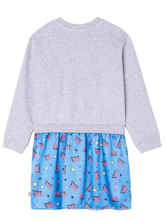 Billieblush Billieblush Sukienka codzienna U13298 Szary Regular Fit